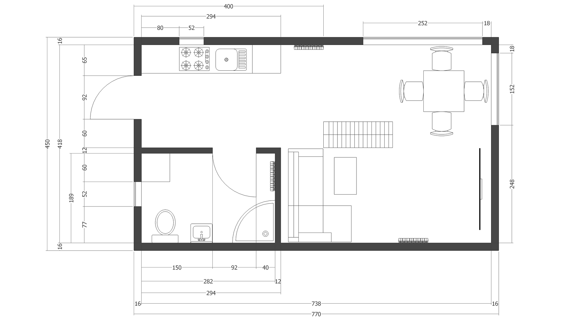 Dom drewniany do 35 m² — zdjęcie 37