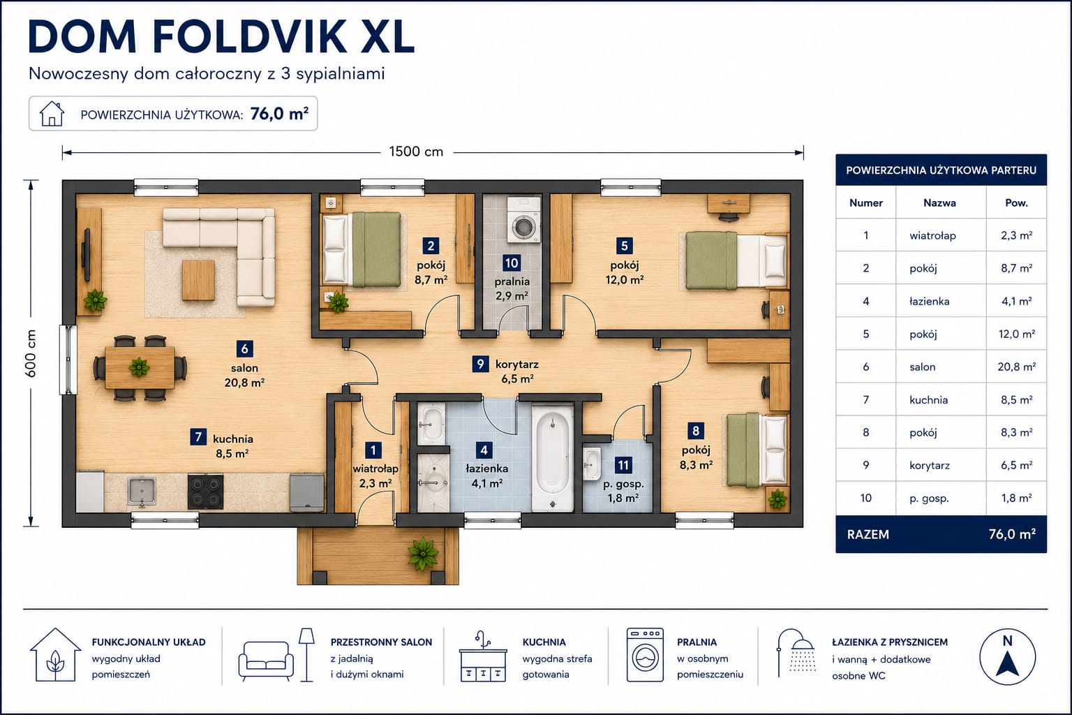 Dom FOLDVIK XL — zdjęcie 7